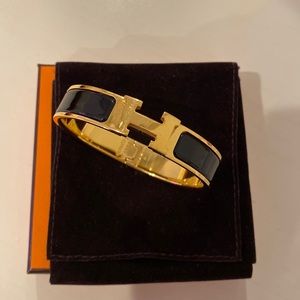 Hermes click clac H bracelet